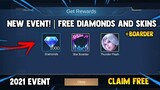SECRET EVENT! GET FREE 1K DIAMONDS AND STAR BOARDER & SKIN! 2021 NEW EVENT | MOBILE LEGENDS
