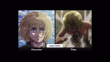 All Characters who transformed to Titan #attackontitan
