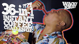 KAPE PA MORE!!! 36-in-1 WACKY COFFEE CHALLENGE!!!