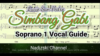 SIMBANG GABI_SATB (Soprano 1 Vocal Guide)_Lucio San Pedro
