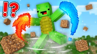 Mikey Can Combine Elementals in Minecraft Challenge (Maizen Mazien Mizen)