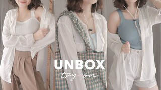 UNBOX EP.5 เสื้อผ้า👕 แกะกล่องเอามาลองใส่ | mackcha