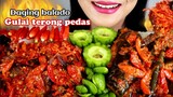 ASMR BALADO DAGING SAPI, GULAI TERONG, PETE | INDONESIAN FOOD | ASMR MUKBANG INDONESIA