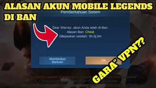 KLARIFIKASI AKUN MOBILE LEGENDS DI BANNED SAAT INI!!! JANGAN PANIK INI PENJELASANNYA