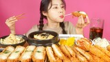 MUKBANG ASMR | Ultimate Combination😍Cheese pork cutlet and Kimchi fried rice Eat Eatingshow 아라 Ara