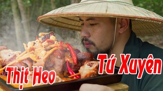 Ẩm Thực Lương Sơn Bạc - Giò Heo Tứ Xuyên -  Survival cooking / P21