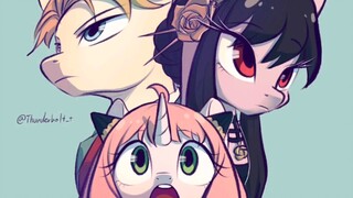 【Điệp viên×PONY? ! 】Gia đình của Ania đã biến thành ngựa con!