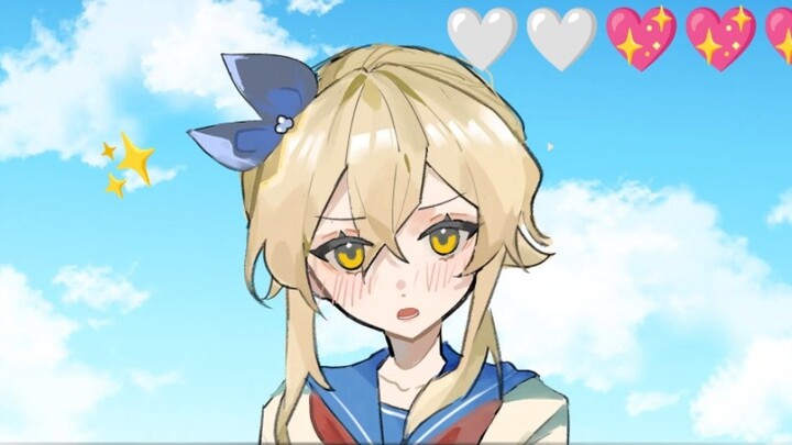 [Animasi Genshin Impact|Ying Mengxiang] Ying Meng Xiang ingin mengaku padamu di Hari Valentine!