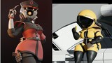 [Bộ sưu tập hoạt hình 3D gốc] Nữ chỉ huy robot dễ thương của ông chủ Blender và hoạt hình nữ phi hàn