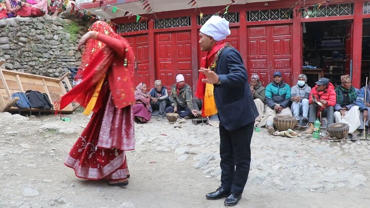 Bride and Groom Dancing in Naumati Baja | Marriage in Nepal |