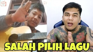 Request lagu jatuh cinta malah jadi putus cinta || Prank Ome TV