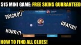 HOW TO FIND ALL CLUES IN NEW BROWSER EVENT AND GET CHOU THUNDERFIST SKIN FOR FREE MOBILE LEGENDS
