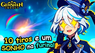 ⭐💫 10 TIROS e um SONHO na FURINA! | Genshin Impact