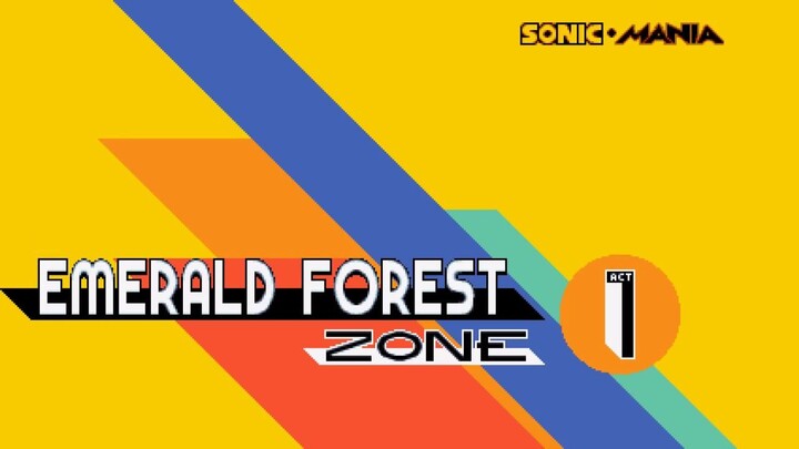Sonic Mania - Emerald Forest