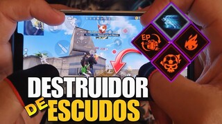 CRIEI O MELHOR COMBO DE HABILIDADES ANTI ESCUDOS NO FREE FIRE - DICAS SOLO RANK BR