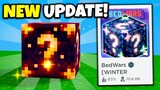 NEW YEARS UPDATE is OUT!! (free items) | Roblox Bedwars