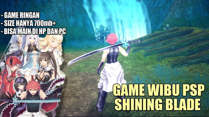 Game Wibu Shining Blade PSP | Grafiknya Bagus Gameplay Keren Dan Sizenya Kecil !!!