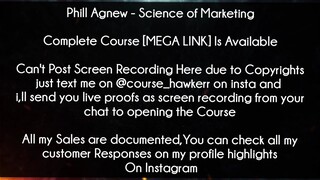 Phill Agnew Course Science of Marketing download