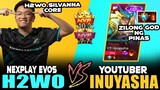 NXPE H2WO vs. ZILONG GOD NG PINAS! | Pro Player vs. Content Creator | Inuyasha vs. H2wo ~ MLBB PH