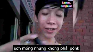 Sơn móng nhưng không phải pónk nha :')