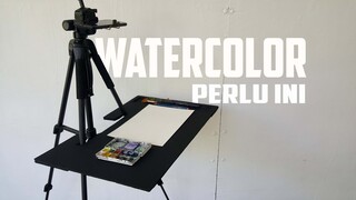 Tatakan Melukis Menggunakan Cat Air  - Outdoor Painting Easel