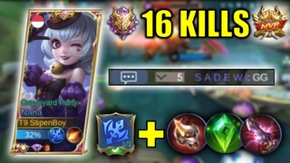 16 KILLS! Nana Brutal Damage - Best Build Nana 2022 - Mobile Legends Bang Bang