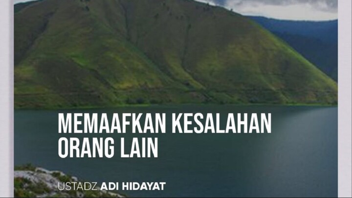 Memaafkan Kesalahan Orang Lain