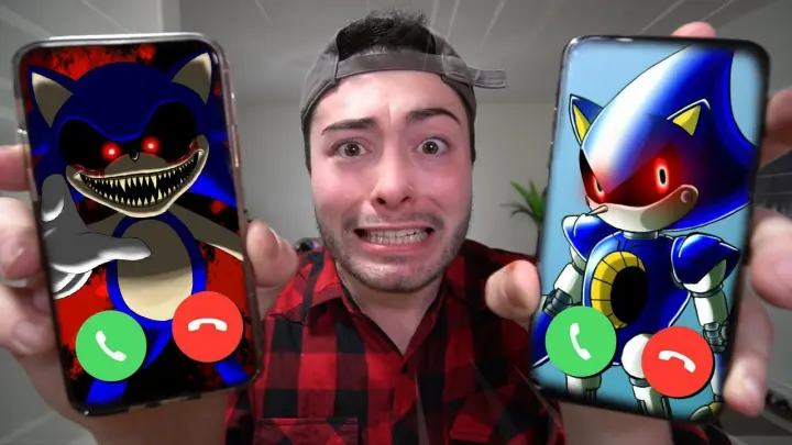 CALLING SONIC.EXE AND METAL SONIC AT THE SAME TIME ON FACETIME AT 3 AM!! (THEY FOUGHT!!)