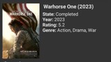 warhorse one (2023)