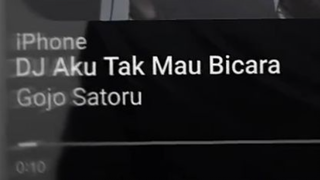 Aku tak mau bicara - Gojo😋