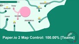 Paper.io 2 Map Control: 100.00% [Teams]