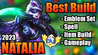 NATALIA BEST BUILD 2023 | TOP 1 GLOBAL NATALIA BUILD | NATALIA - MOBILE LEGENDS | MLBB