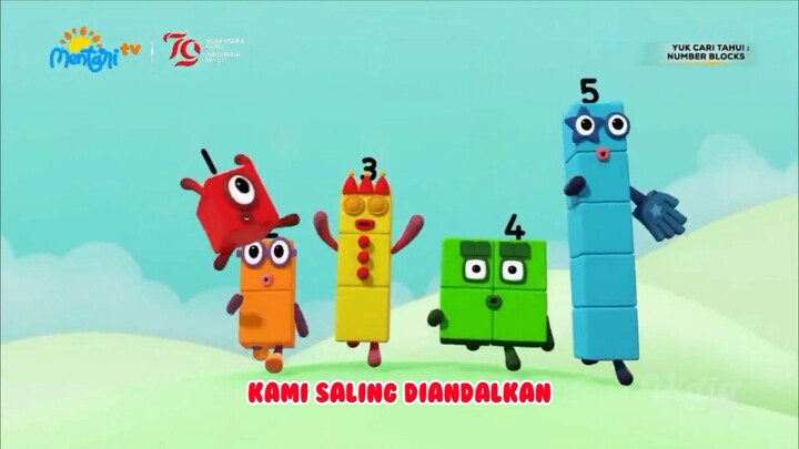 Lagu Pembukaan Yuk Cari Tahu: Numberblocks Mentari tv