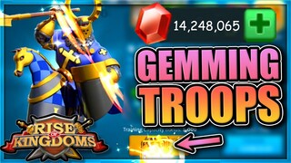 14.2M Gems Training Troops [Yoda 808 - Strongest Player in ROK] Rise of Kingdoms
