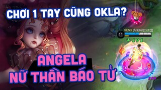 MLBB | ANGELA NỮ THẦN BÁO TỬ: CHƠI GAME CHỈ CẦN 1 TAY LÀ ĐỦ? | Tốp Mỡ Gaming