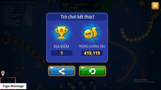 Worms Zone.io Rắn Săn Mồi #095 _ Noel tới rồi chơi rắn săn mồi thôi các bạn _ 25