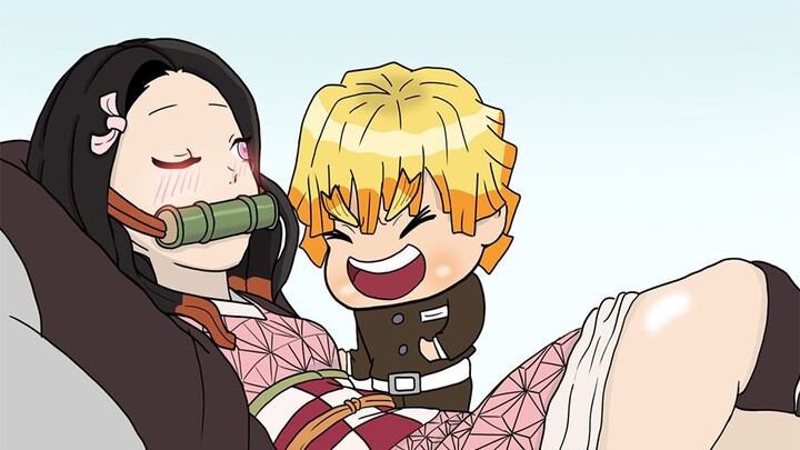 [ Demon Slayer ] Everyone’s reaction when Nezuko and Zenitsu bit each other!!