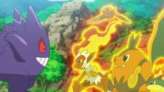 [Perjalanan Pokémon] Gengar mempelajari will-o'-the-wisp, dan para senior di halaman belakang berkum