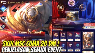 CARA DAPAT SKIN MSC CUMA 20 DM DAN BISA DAPAT GRATIS ! PENJELASAN EVENT MSC 2023 TERBARU