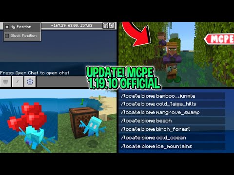 COMO TER A ATUALIZAÇÃO DO MINECRAFT PE 1.19 THE WILD UPDATE - MINECRAFT  BEDROCK WILD UPDATE 