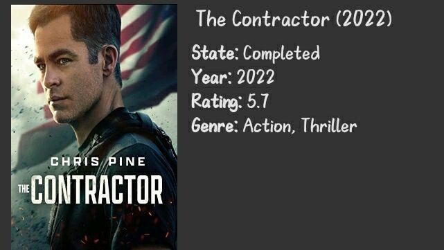 The Contractor(2022)