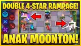 HOW TO GET DOUBLE 4-STAR ON MAGIC CHESS ! 4 STAR MARTIS & SABER RAMPAGE! Mobile Legends Bang Bang