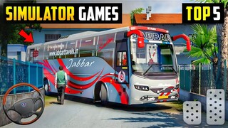 Top 5 Best SIMULATOR Games for Android & iOS 2024 l High Graphics (Offline)