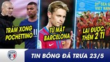 BẢN TIN TRƯA 23/5:Chủ tịch Mbappe trảm Pochettino bổ nhiệm Zidane?U23 Việt Nam được thưởng thêm 2 TỈ
