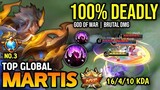 MARTIS BEST BUILD 2022 | TOP GLOBAL MARTIS GAMEPLAY | MOBILE LEGENDS✓