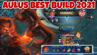 AULUS FULL DAMAGE BUILD | TOP GLOBAL AULUS BEST BUILD 2021 | MOBILE LEGENDS