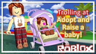 SOMEONE COPIED MY CHILD! // Roblox Adopt and Raise A Baby TROLL