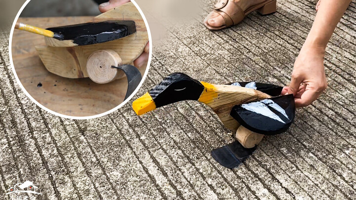 How To Make A Wooden Duck That Can Walk