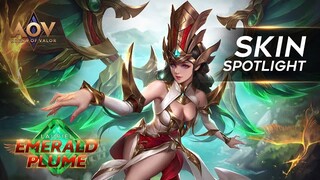 Lauriel Emerald Plume Skin Spotlight - Garena AOV (Arena of Valor)