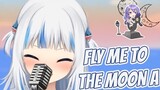 【Gawr Gura】Fly Me to The Moon / Covered by Gura (With Lyrics)